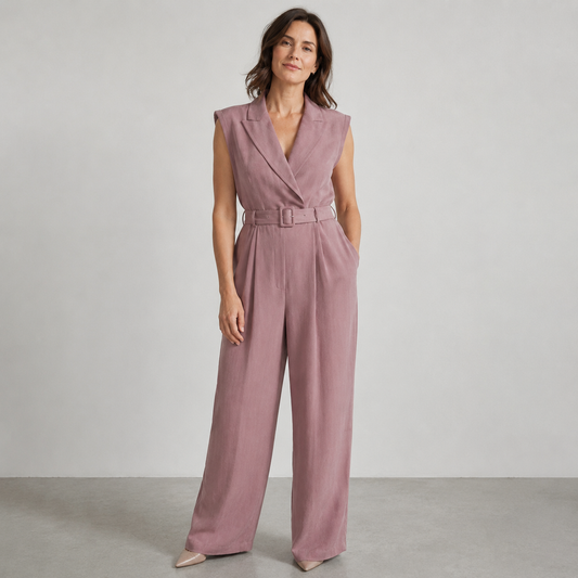 "Queen Bee" cupro/linen/tencel woven - woodrose