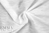 Italian  fleur-de-lis cotton blend damask - white
