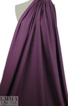 European poly/cotton/linen blend woven - plum .625 yds