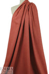 European poly/cotton/linen blend woven - terracotta