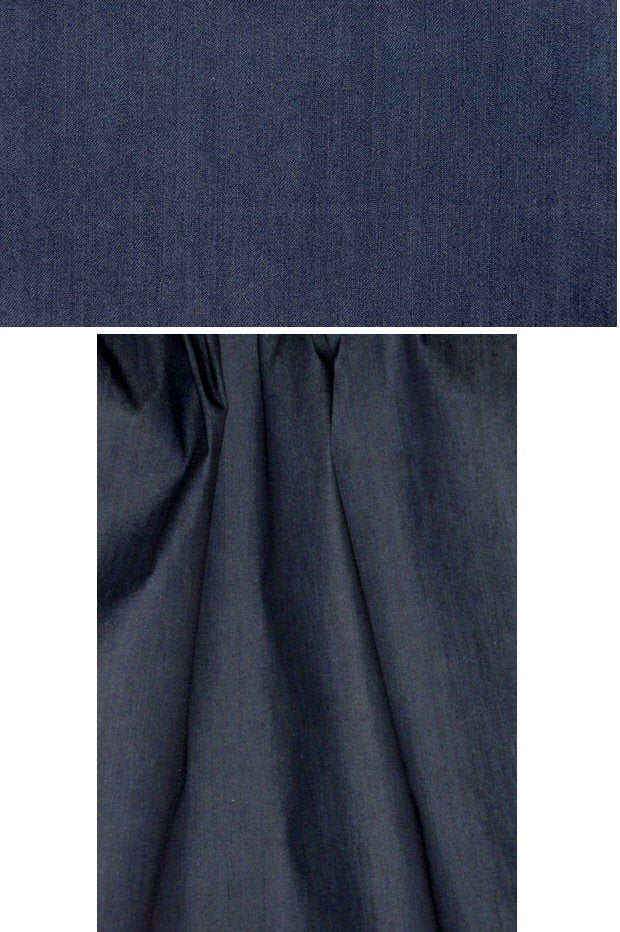 2-way stretch denim, indigo, heavier
