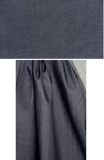 2-way stretch denim, blue-black, medium weight 2 yd