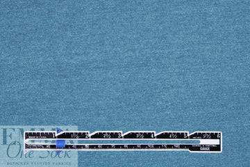 Dutch washed stretch cotton denim - bleached blue 1.75 yds