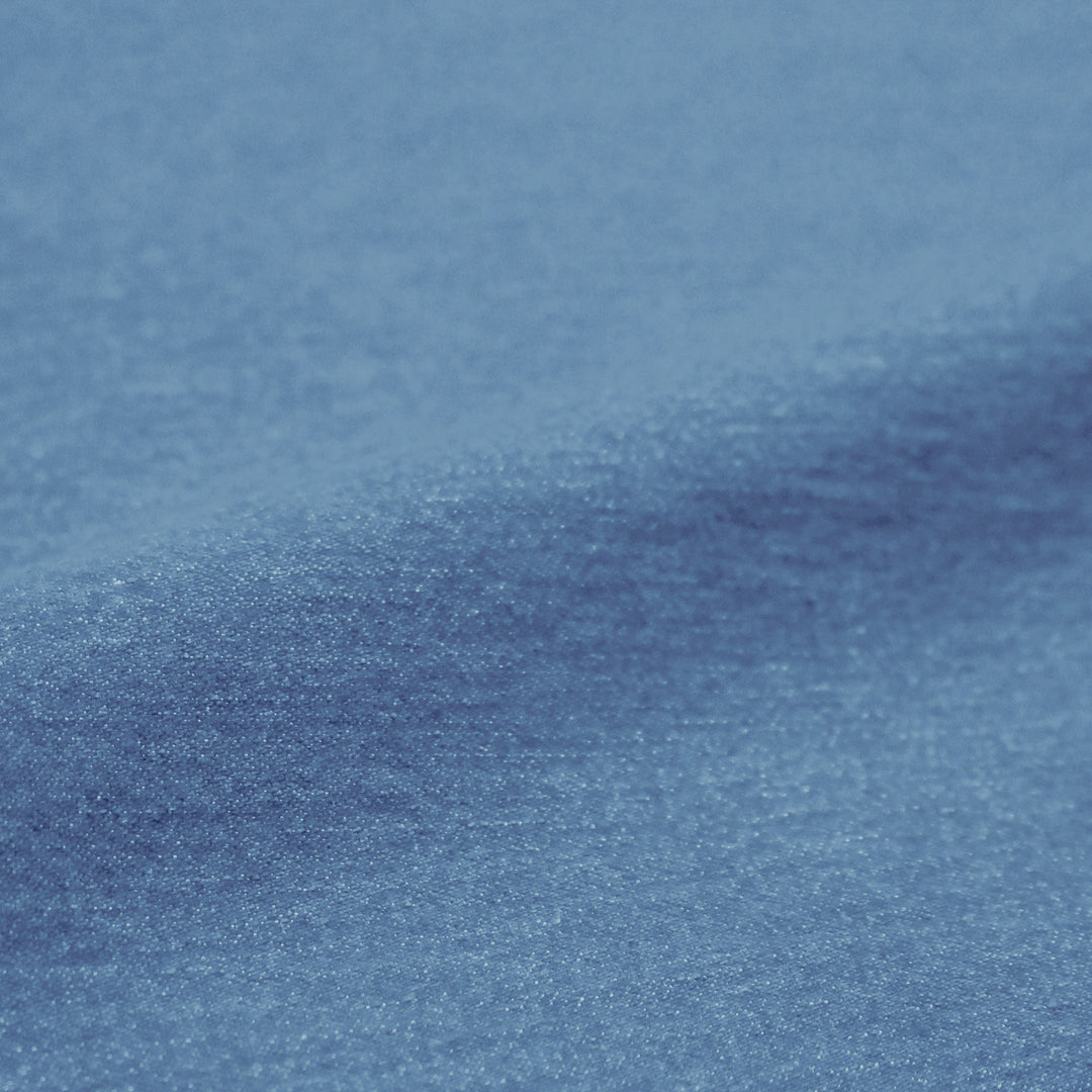Dutch washed stretch cotton denim - bleached blue .875 yds