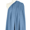 Dutch washed stretch cotton denim - bleached blue .875 yds