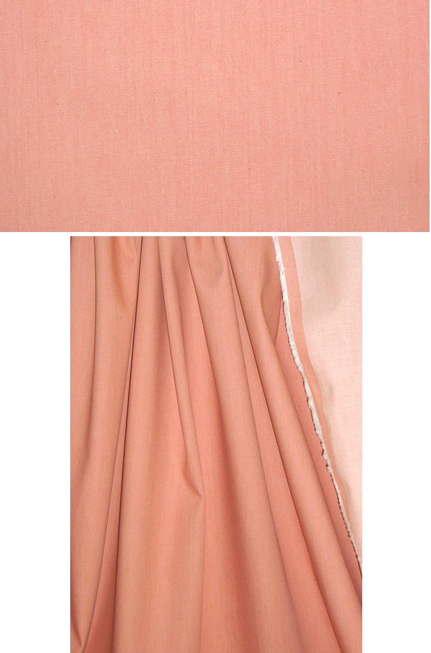 Italian famous designer stretch denim - peach