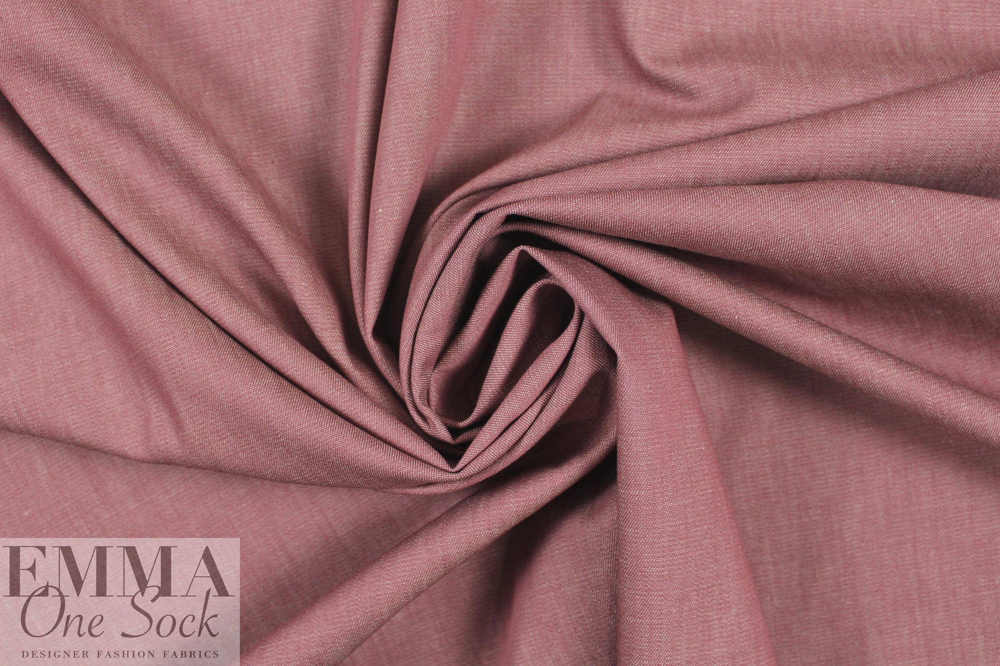 Italian lightweight denim - berry heather .875 yds