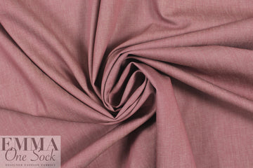 Italian lightweight denim - berry heather .875 yds