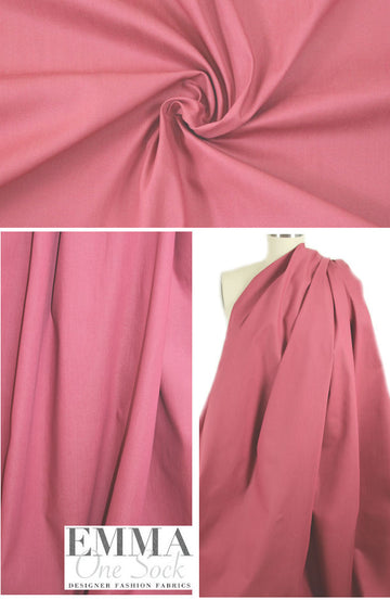 Italian soft red stretch denim 2 yds