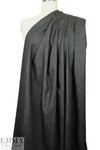 Italian high-fashion stretch denim - black .875 yds