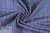 Italian enzyme wash denim - indigo/rouge *FLAW* 1.125 yds