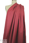 Italian light weight stretch denim - red
