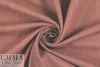 Italian enzyme wash stretch denim - russet heather 2 yd