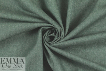 Italian no stretch denim - spruce heather 1 yard