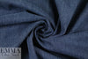 Italian enzyme wash reversible denim - indigo/beige 1.75 yds