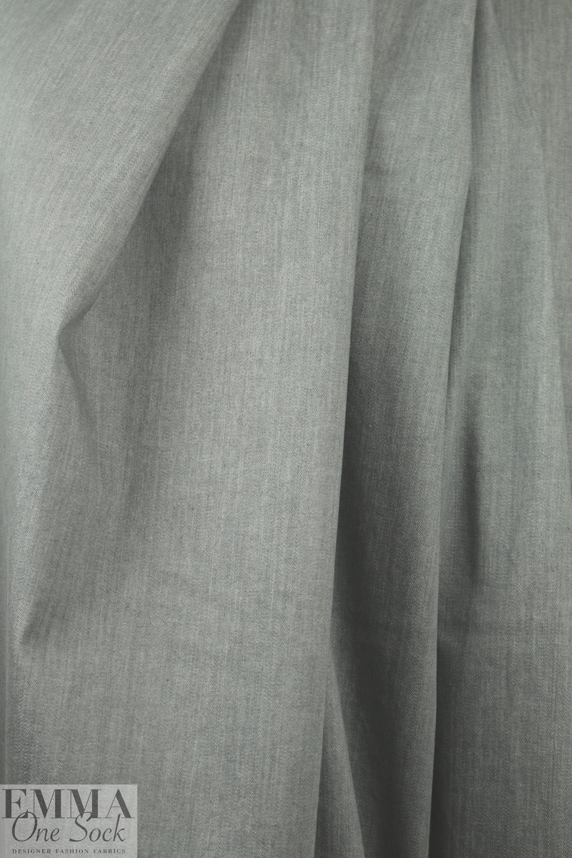 Italian stretch denim - light gray