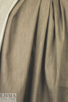 Italian cotton/silk denim - cafe-au-lait