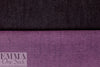 Italian doubleface cotton denim - iris/off black 1 yard