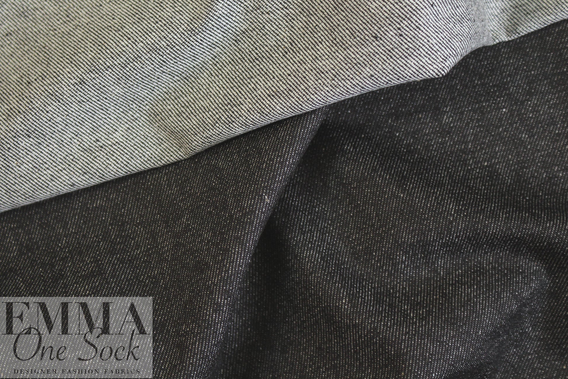 10 oz. classic black denim (no stretch) 2.375 yds