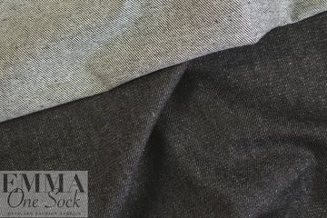 10 oz. classic black denim (no stretch) 2.375 yds