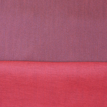 Italian wax-look reversible stretch denim - garnet/port 1.25 yds