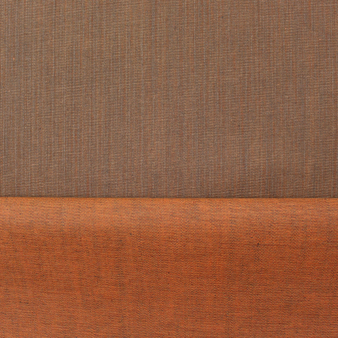 Italian wax-look reversible stretch denim - rust/nutmeg .625 yds