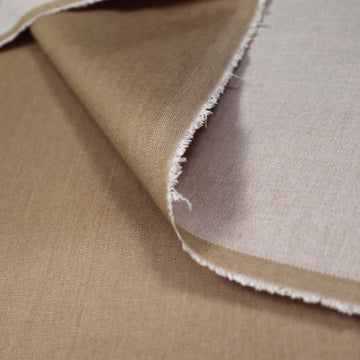 Italian mid-weight stretch cotton denim - brown sugar .5 yds