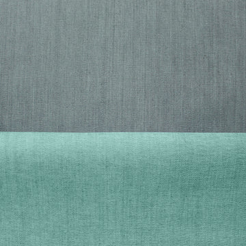 Italian reversible stretch denim - wintergreen/slate .875 yds