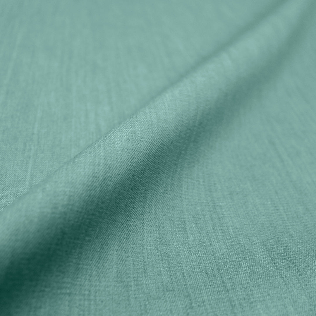 Italian reversible stretch denim - wintergreen/slate 1 yds