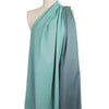Italian reversible stretch denim - wintergreen/slate 1 yds