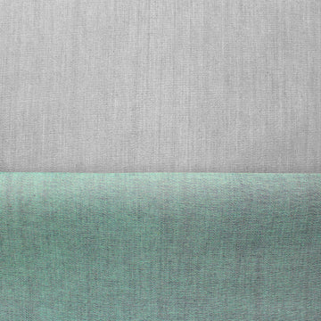 Italian reversible stretch denim - sage mint/ash 1.25 yds