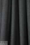 stretch cotton blend denim - off black .75 yds