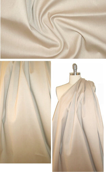 stretch cotton blend denim - bleached sand 1.60 yds
