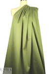 stretch cotton blend denim - moss **FLAW**