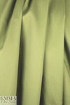 stretch cotton blend denim - moss **FLAW**