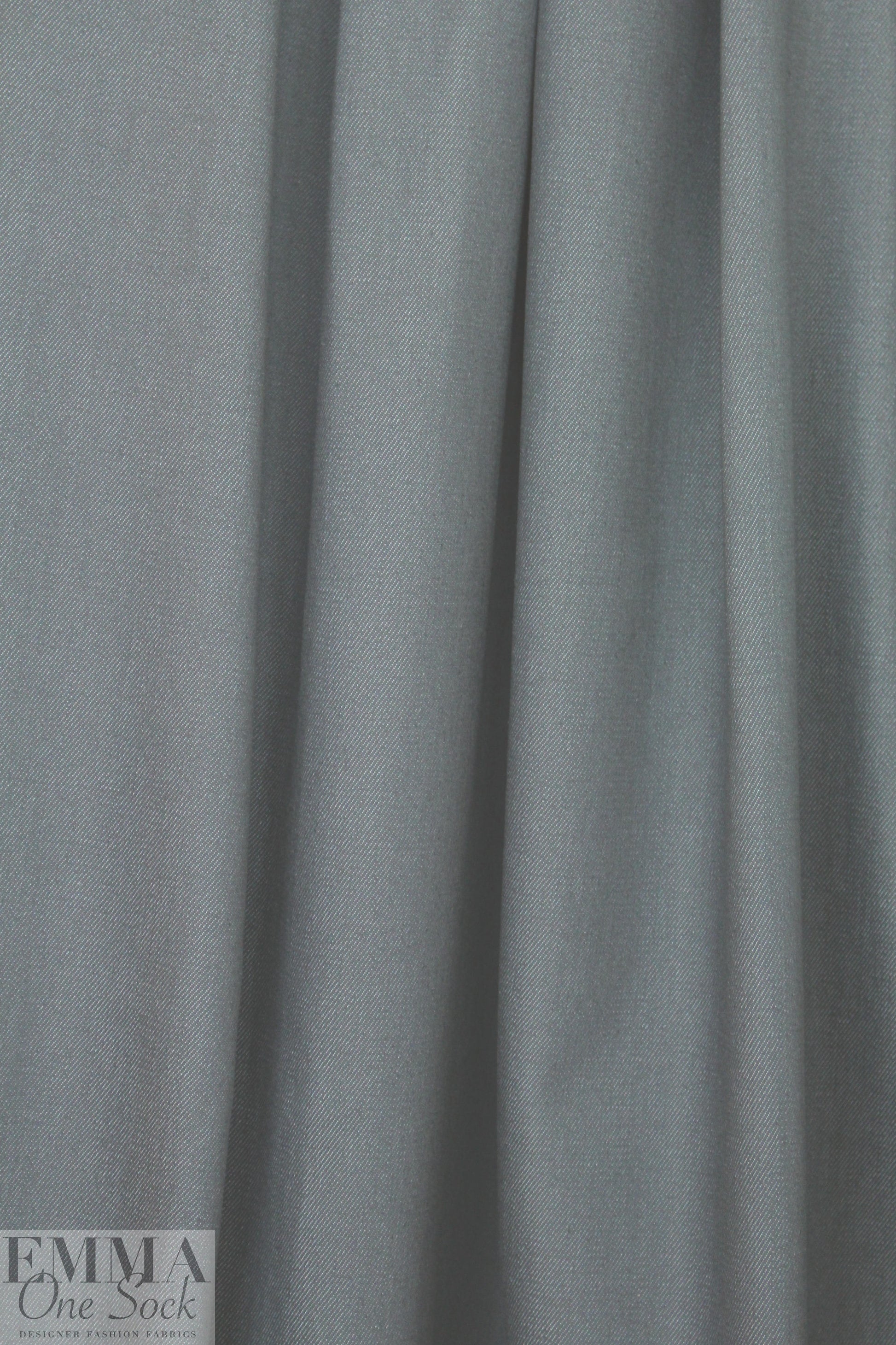 cotton/recycled poly/spandex stretch denim - dove gray 2.4 yds