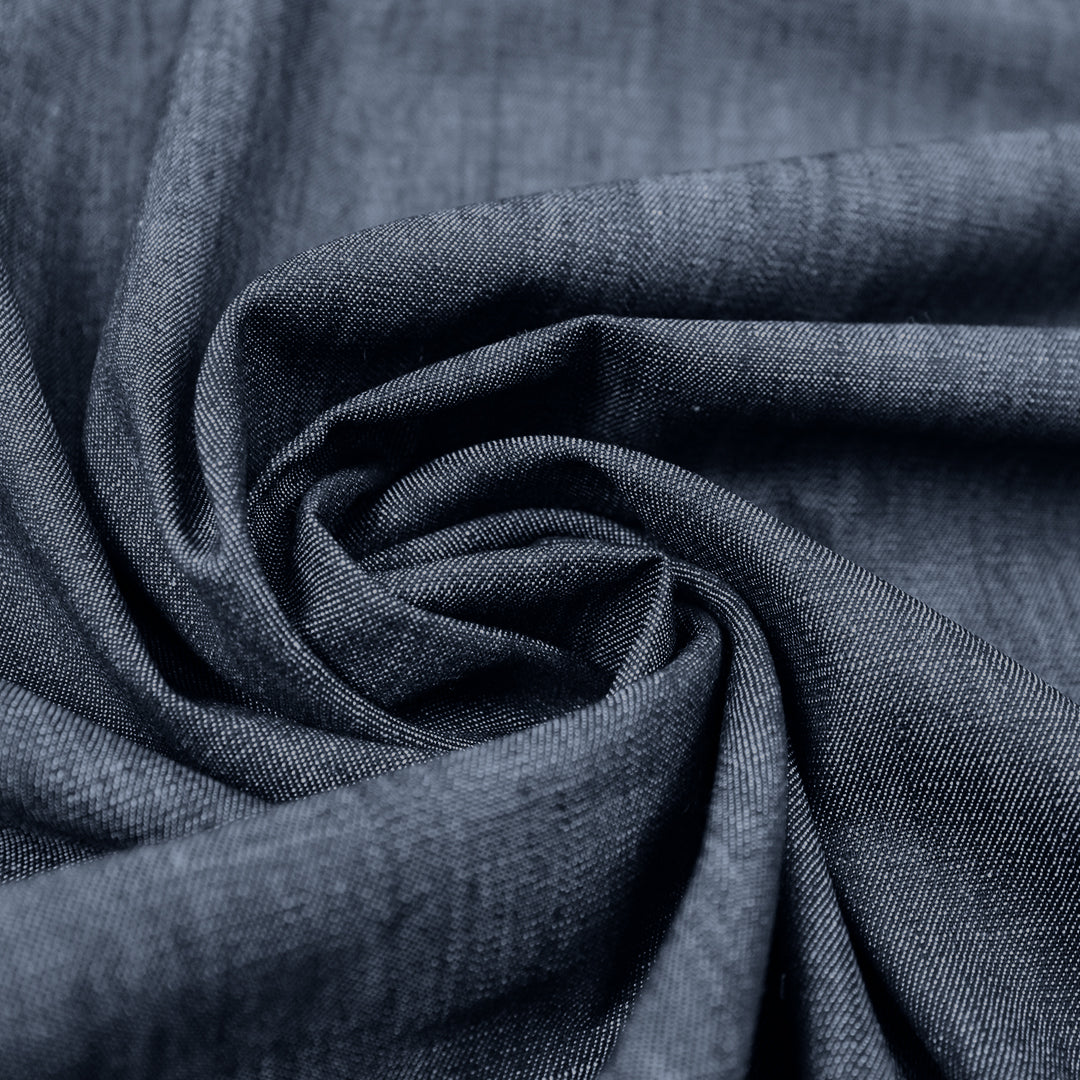 lightweight organic cotton denim, 5.5 oz. - dark blue 2 yds
