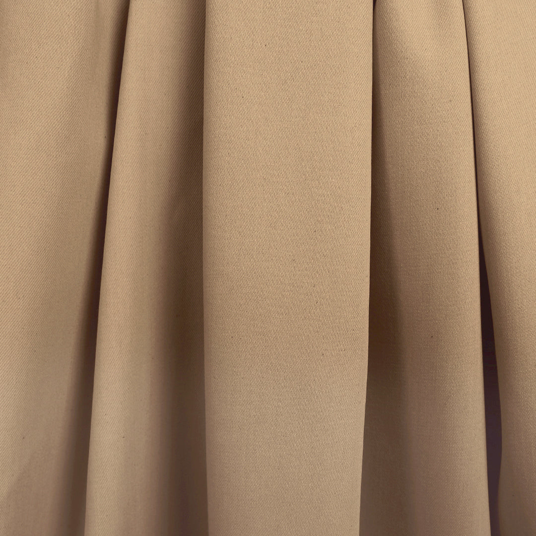 mid-weight stretch denim, Oeko-Tex cert. - sand 1.75 yds
