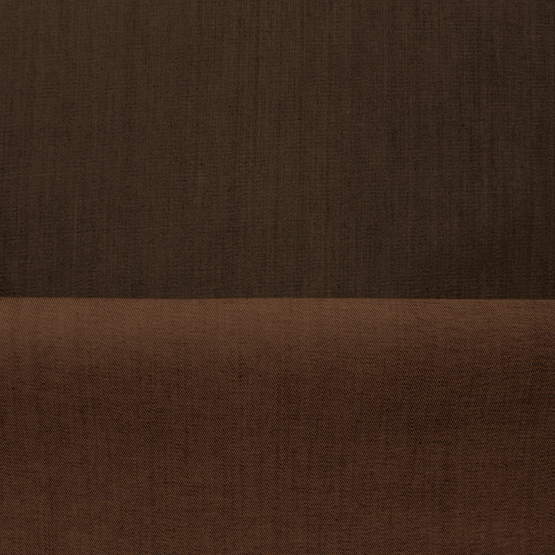 mid-weight stretch denim, Oeko-Tex cert. - acorn/black .625 yds
