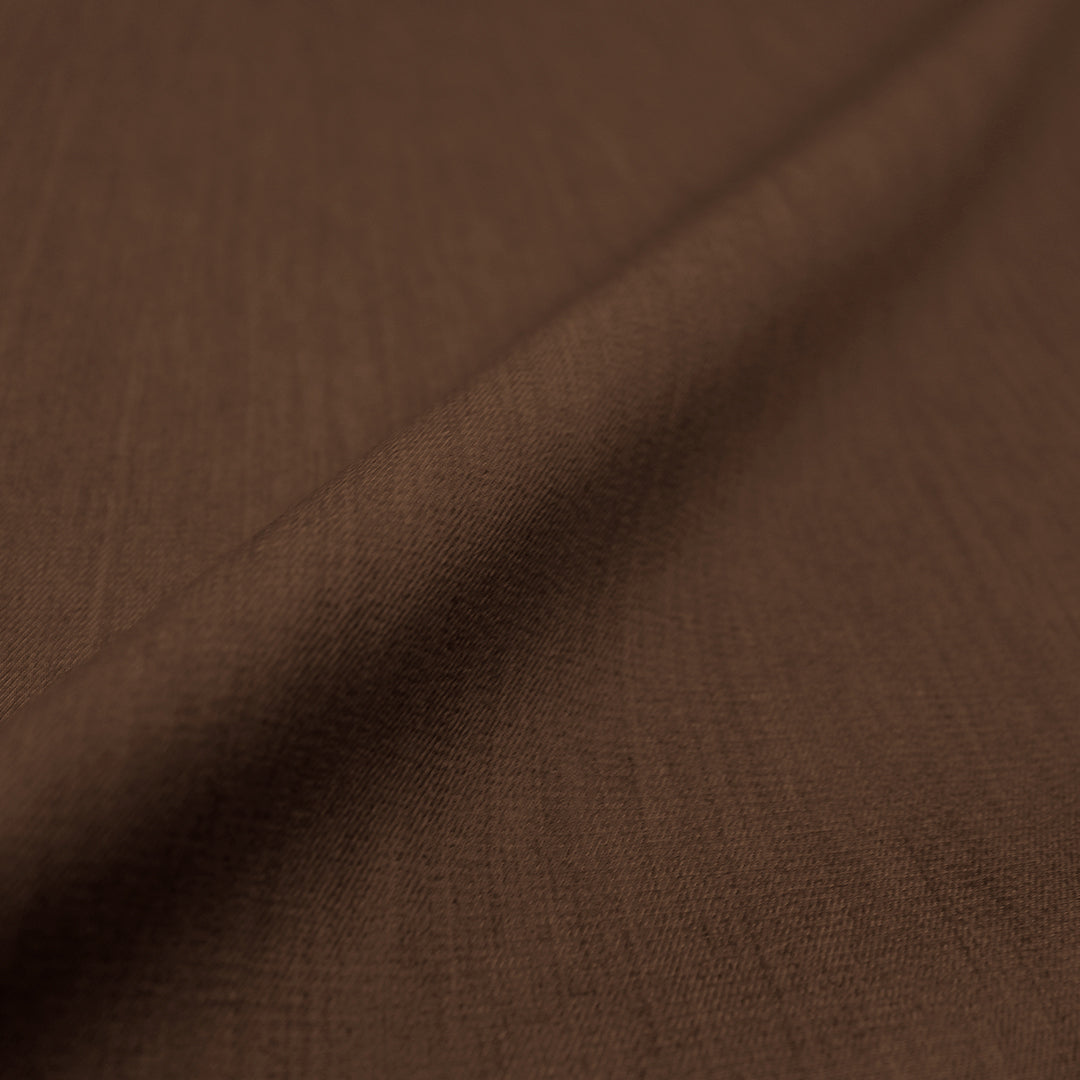 mid-weight stretch denim, Oeko-Tex cert. - acorn/black .625 yds