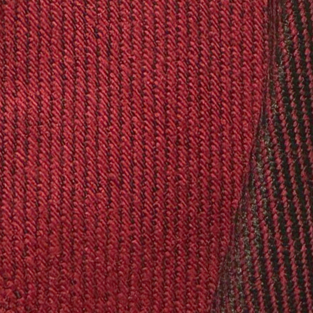 mid-weight stretch denim - wine/black, Oeko-Tex cert. 1.5 yd