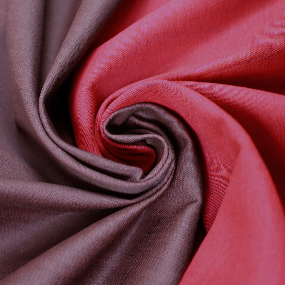 mid-weight stretch denim - wine/black, Oeko-Tex cert. 1.5 yd