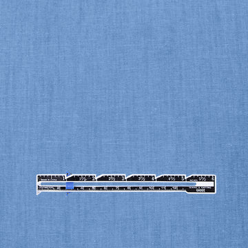 lightweight cotton denim, 4 oz. - bleachy blue, Oeko-Tex cert .5 yds