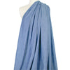 lightweight cotton denim, 4 oz. - bleachy blue, Oeko-Tex cert .5 yds