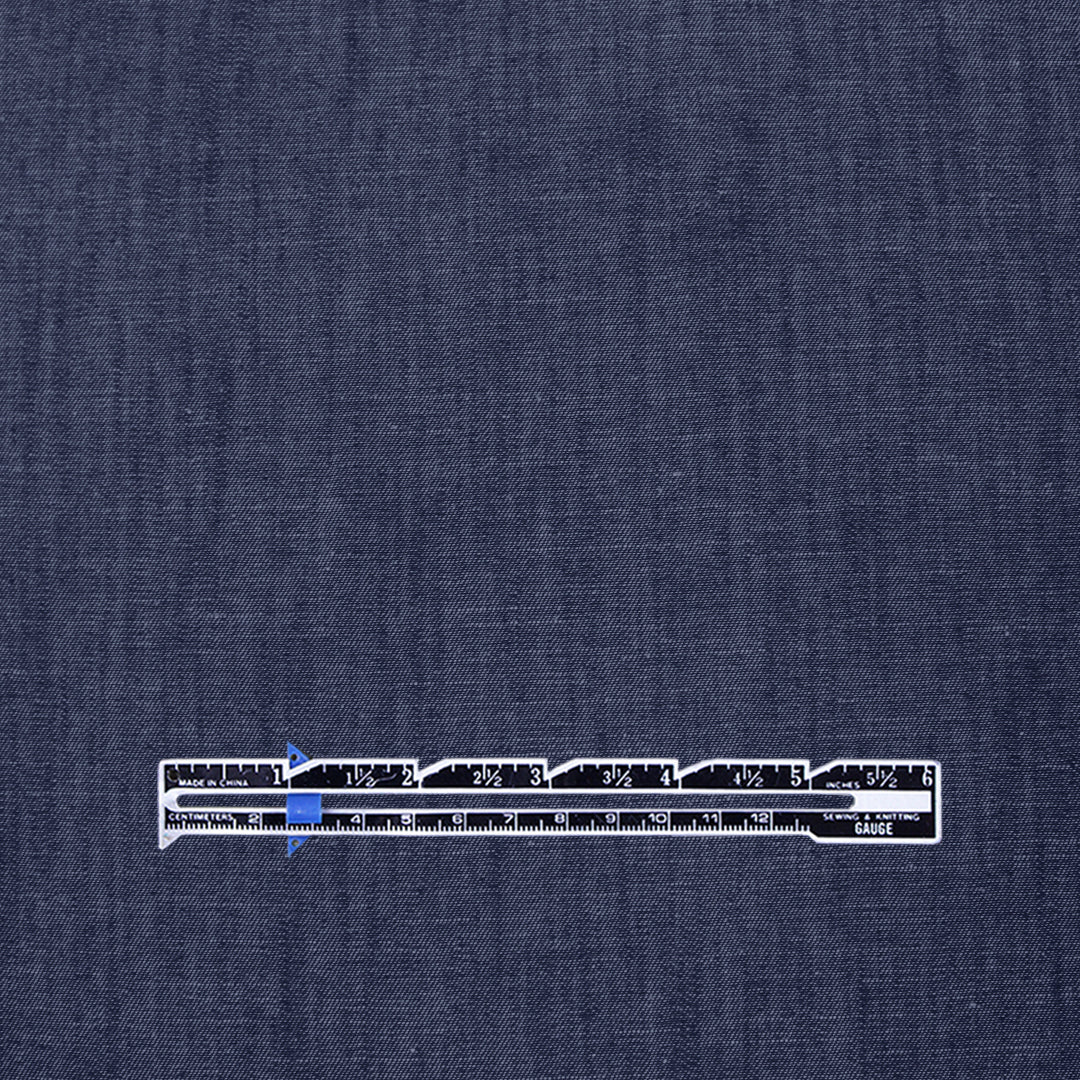 lightweight cotton denim, 4 oz. - dark indigo, Oeko-Tex cert 2 yds