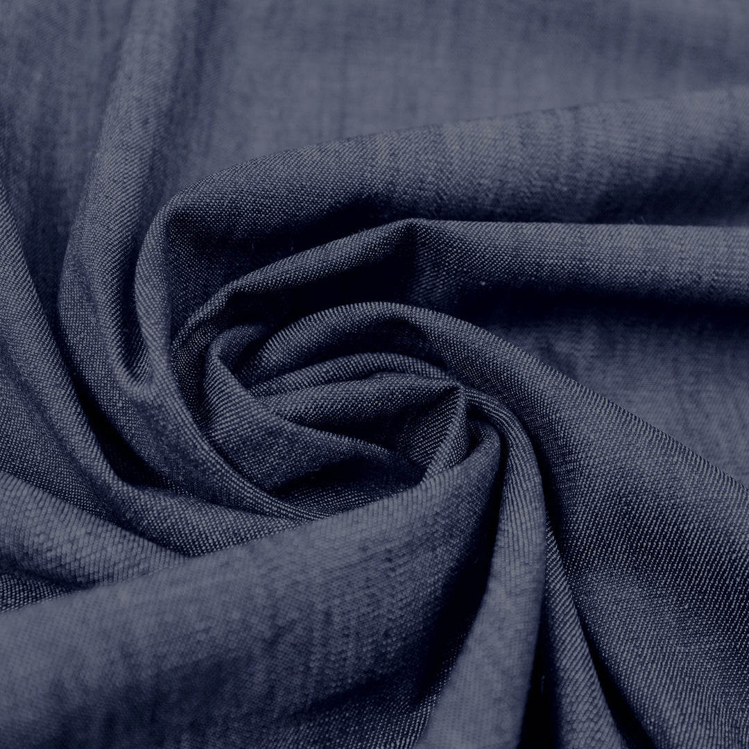 lightweight cotton denim, 4 oz. - dark indigo, Oeko-Tex cert 2 yds