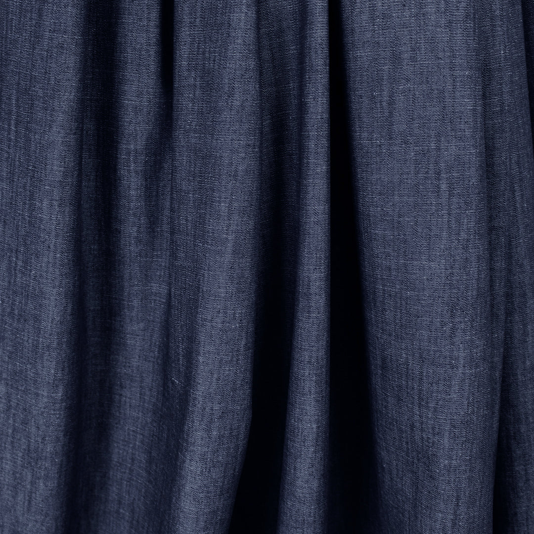 lightweight cotton denim, 4 oz. - dark indigo, Oeko-Tex cert 1.4 yds