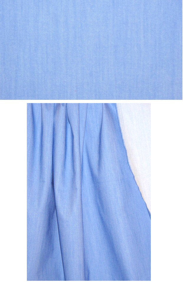 *new* stretch cotton blend denim - periwinkle 2 yd