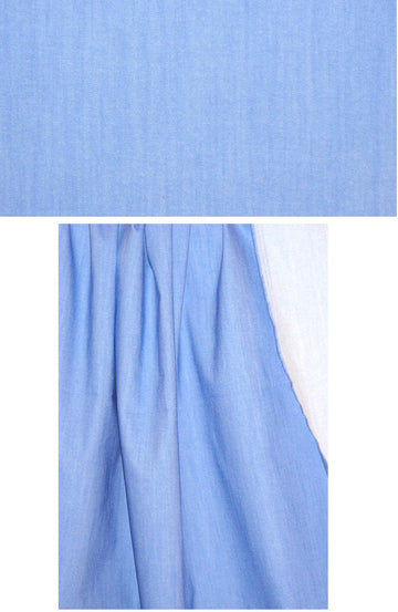 *new* stretch cotton blend denim - periwinkle 2 yd
