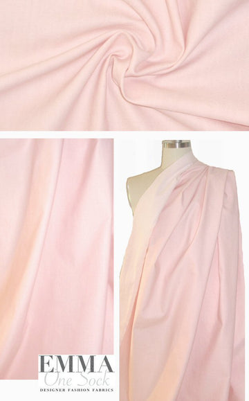 *new* stretch cotton blend denim - soft pink 1 yard